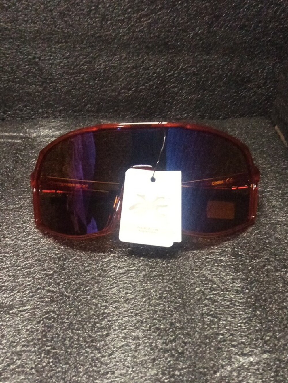 XLoop Sport Shield Sunglasses Red Tinted Lens